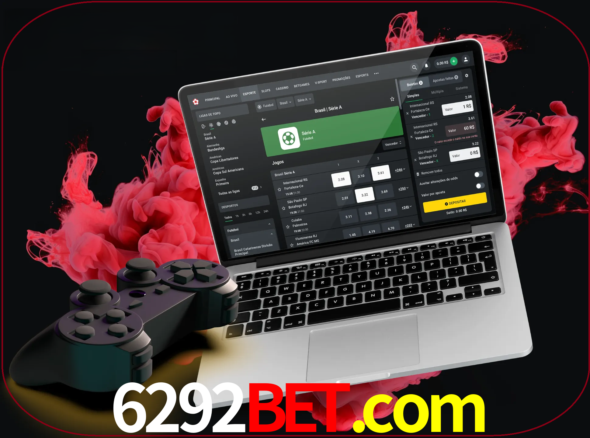 Visite a secção especial de jogos de vídeo em 6292bet para descobrir em que jogos pode apostar e ganhar muito dinheiro.