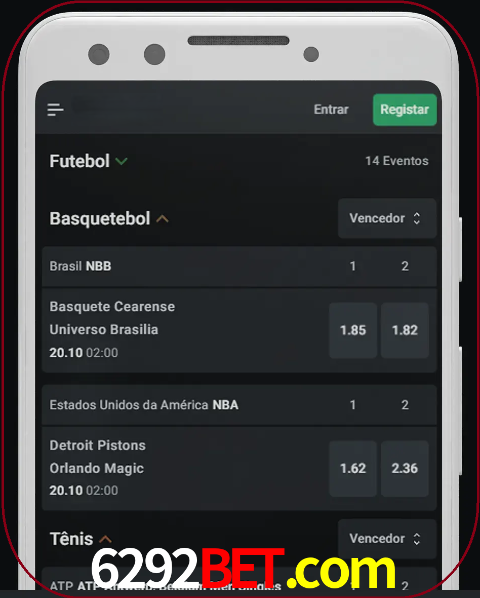 Aposte e assista aos esportes em formato ao vivo.